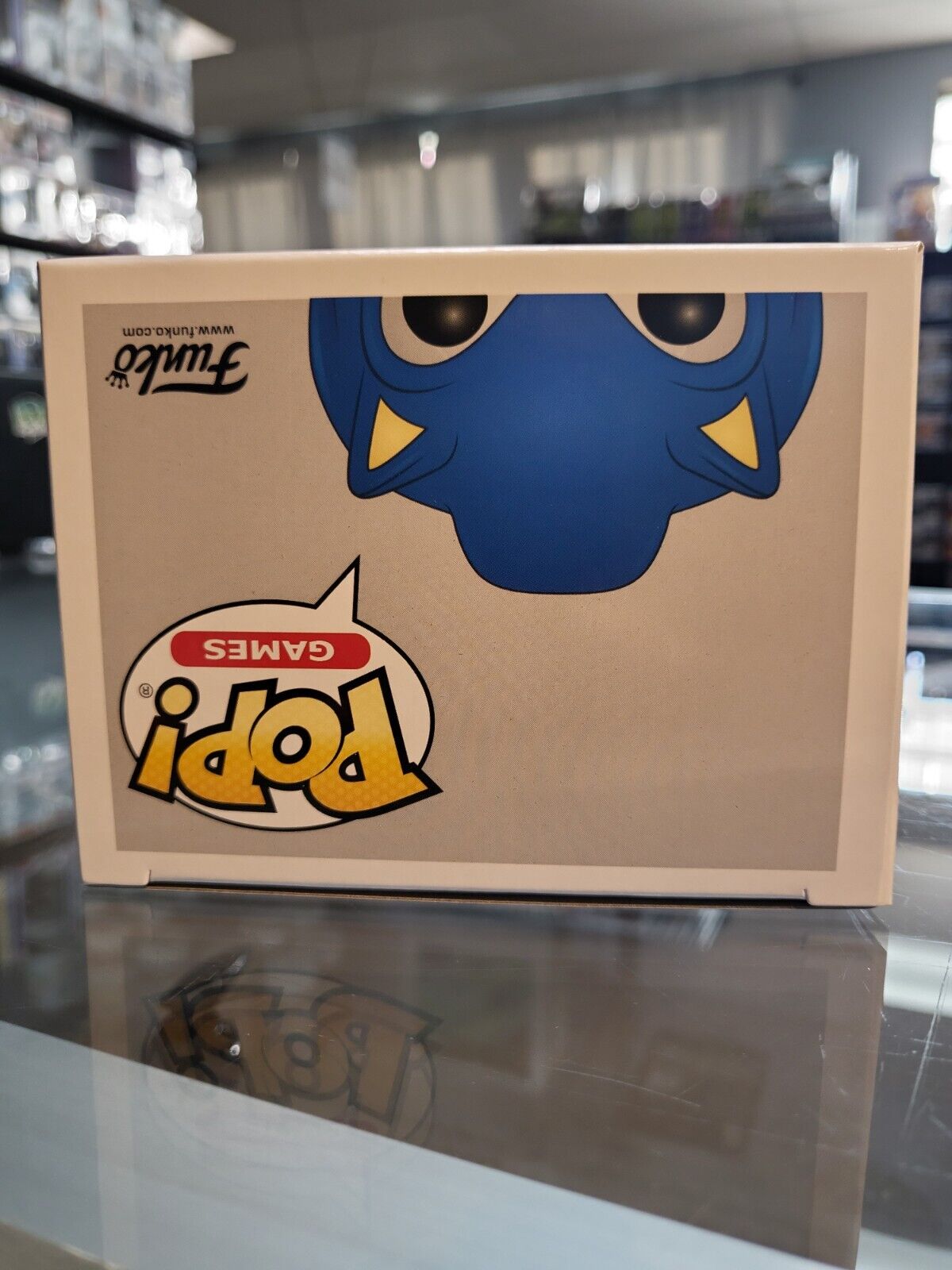 Funko POP! Games: Sonic Ring Scatter Sonic 4.35-in Vinyl Figure