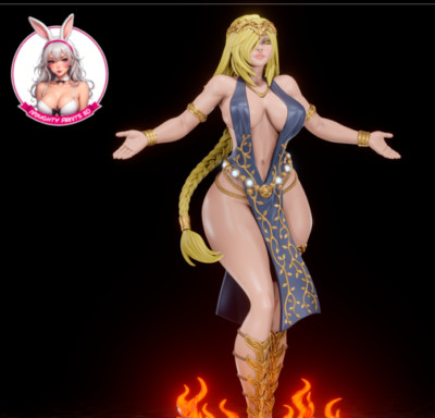 Elden Ring Marika Figure 3D Printed PAINTED  Unpainted Resin Model GK