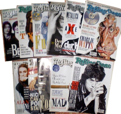 deutscher ROLLING STONE Nr. 1/96 bis 11/96 der dritte Neustart (ohne CD's)
