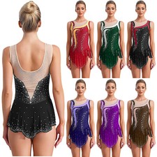 Women Bodysuit Performance Unitard Sleeveless Dress Ballet Rompers Contemporary
