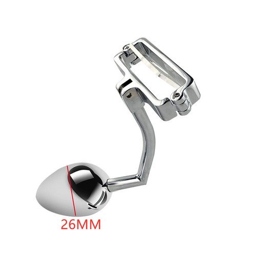 Stainless Steel Male Chastity Device Scrotum Binding with Ball Hook Restraint - Picture 17 of 18