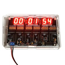 6-bit Digital Circuit Clock Kit DIY Electronic Clock Soldering Teaching Practice