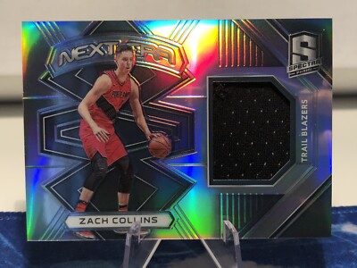 2017-18 PANINI SPECTRA NEXT ERA ZACH COLLINS PORTLAND TRAILBLAZERS PATCH /199