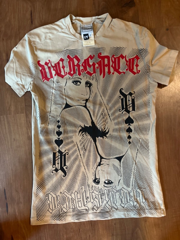VERSACE - DV Donatella T-SHIRT * RARE* small