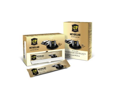 Trung Nguyen G7 Gold Motherland Instant Coffee – Box of 14 Sachets