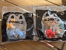 Sonic 2 the Hedgehog McDonald's Happy Meal Toy 2  3 NEW SEALED