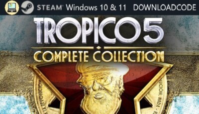 NEU PC Computer Spiel Tropico 5 Complete Collection für Windows 10 11 STEAM Code