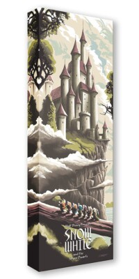 Castle Walt Disney Fine Art JC RICHARD Ltd Ed TOC Print Snow White Seven Dwarfs