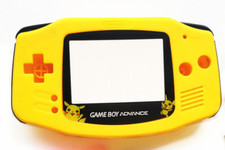 GBA Nintendo Game Boy Advance Replacement Housing Shell Screen Yellow Pikachu