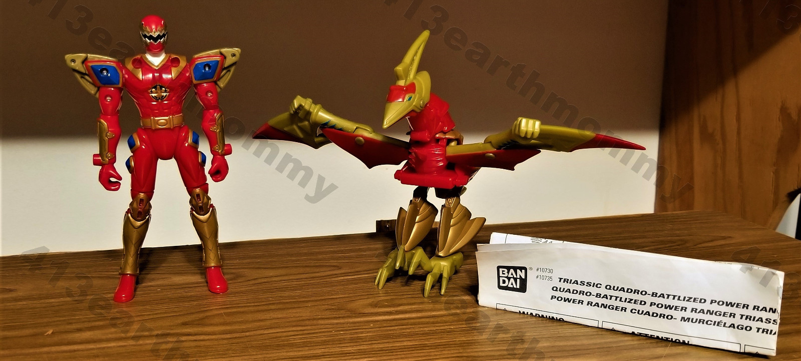 Power Rangers Dino Thunder "Quadra Battlized Triassic Ranger"