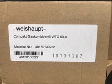 Vanne combinée à gaz Compact wtc 60-a Weishaupt 48160130222
