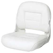 Tempress 54681 NaviStyle Low-Back White Boat Seat Marine Seating