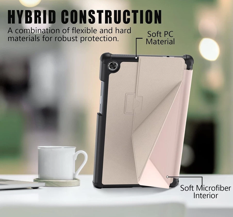 Slim Full Protection Case Soft Cover Stand for Lenovo M8 HD/FHD Tablet 8” Inch - Image 3 of 4