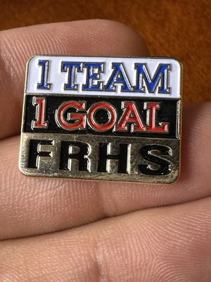 FRHS 1 Team 1 Goal Lapel Pin #3A