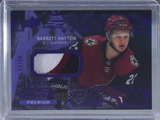 2019 SPx UD Black Obsidian Jerseys Rookies Purple 12/35 Barrett Hayton Patch 1io