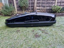 HALFORDS ADVANCED 470L BLACK GLOSS ROOF BOX (MADE BY THULE)