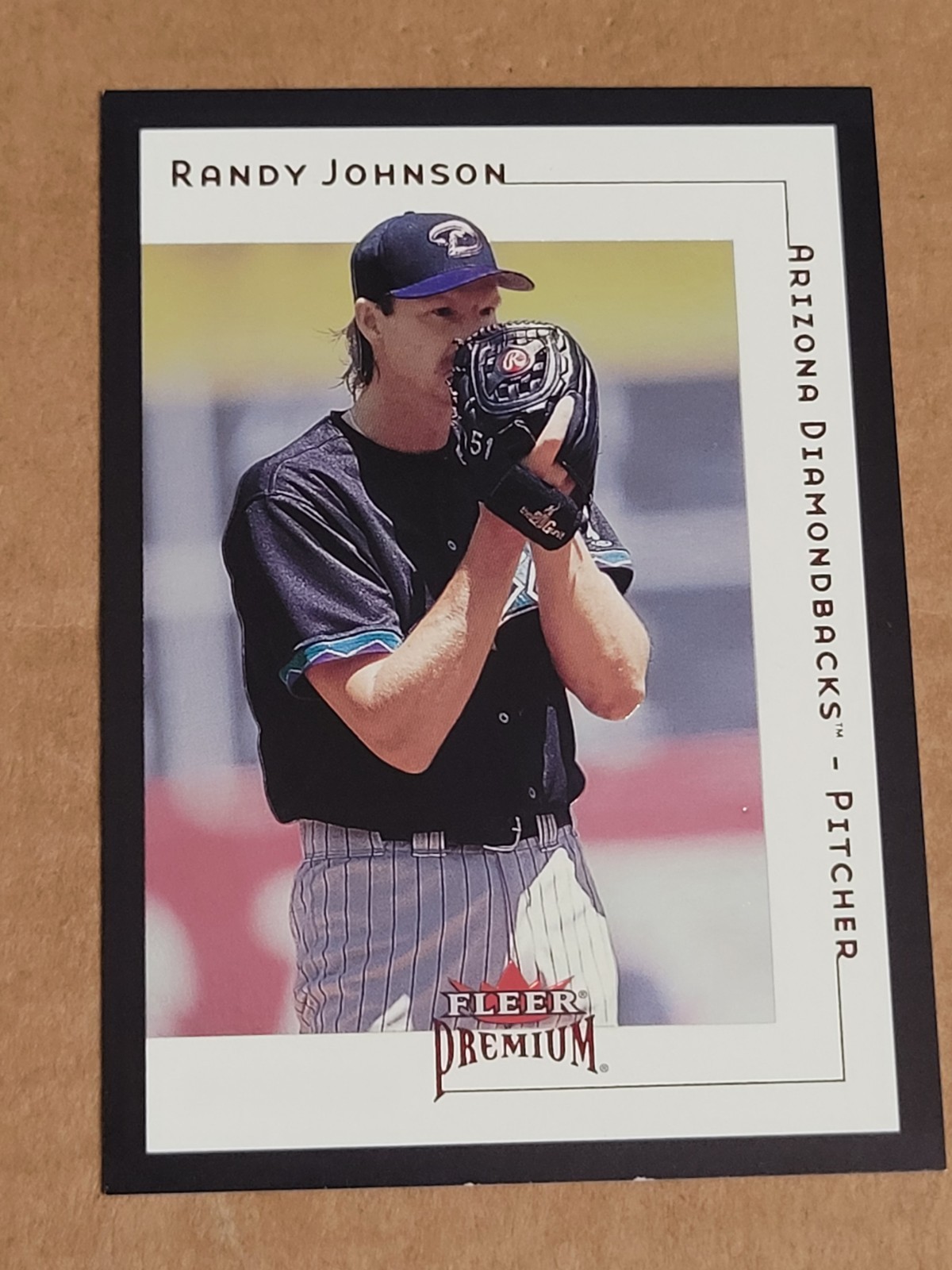 2001 Fleer Premium #79 Randy Johnson Star Rubies /125 