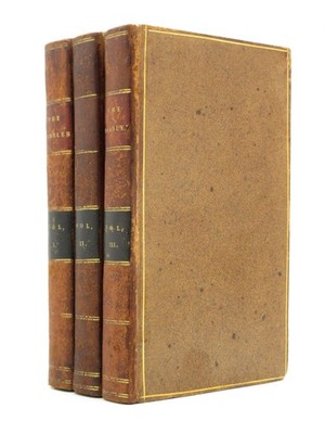The Rambler SAMUEL JOHNSON 1789 11th Edition 3 Vols Full Leather Bindings