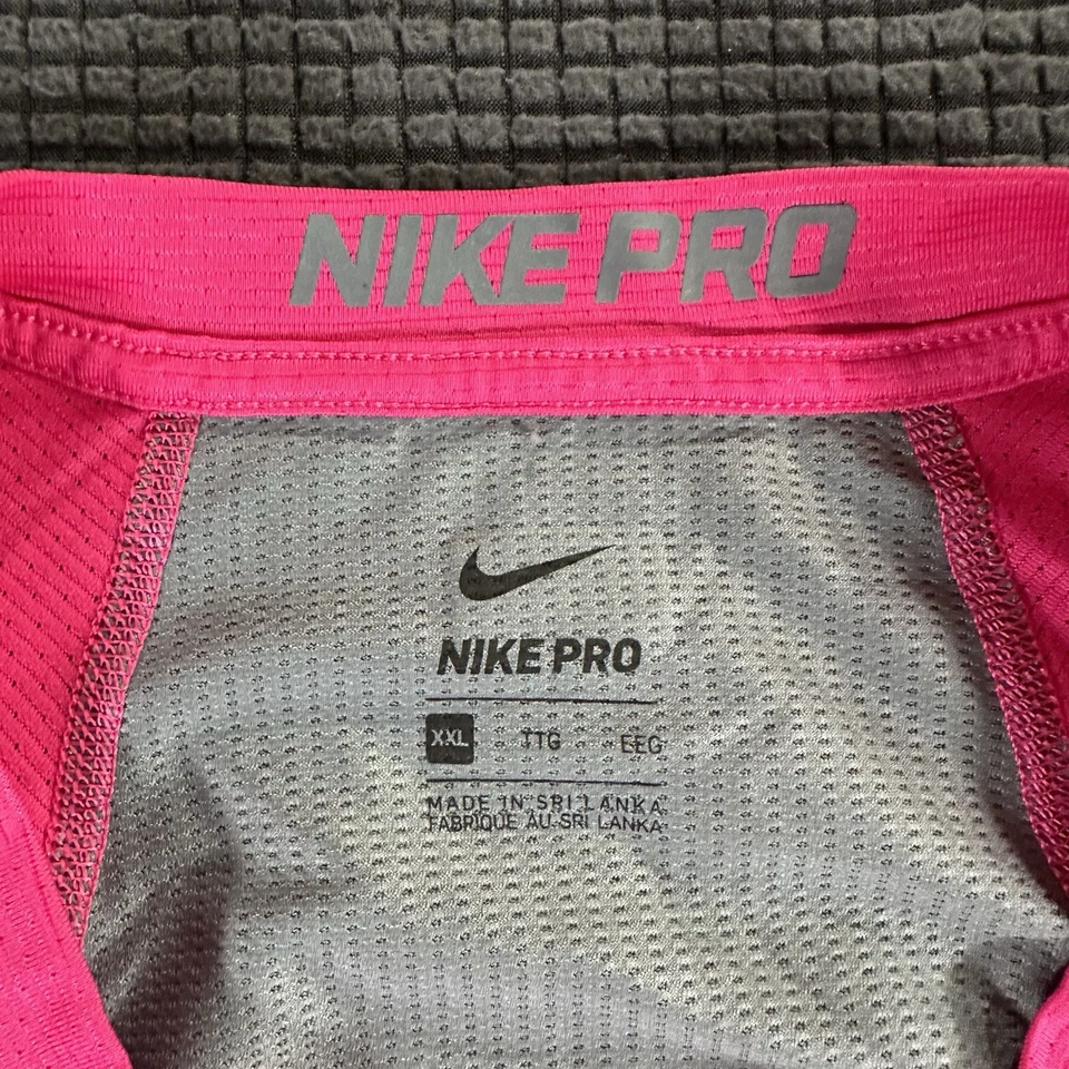 Nike Tampa Bay Rays Pink Dri-Fit Long Sleeve Shirt 2XL MLB Training Top - Image 4 of 4