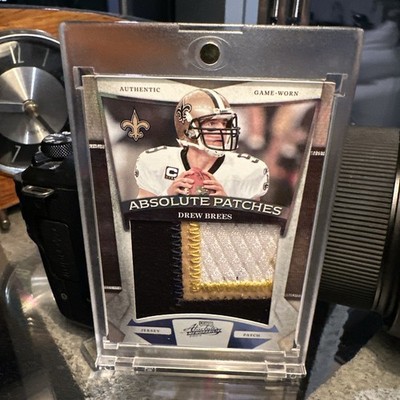 2009 Panini Donruss Drew Brees #11 Absolute Patches Game Worn 9/10 Saints Rare