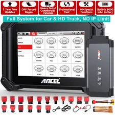 ANCEL V6 Pro+ HD Heavy Duty Truck Diagnostic Scanner Key Program ECU Coding Tool