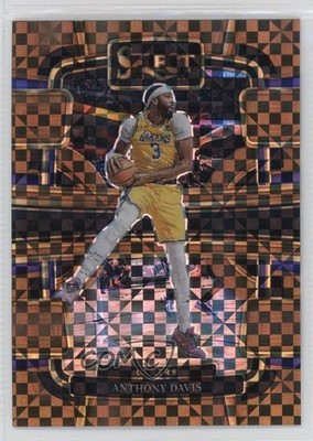 2023-24 Panini Select Concourse Bronze Checker Prizm 44/49 Anthony Davis #20 8vc