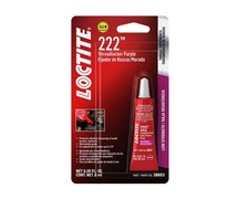 Loctite 38653 222 Purple Low Strength Thread Locker Tube 6 Milliliter,