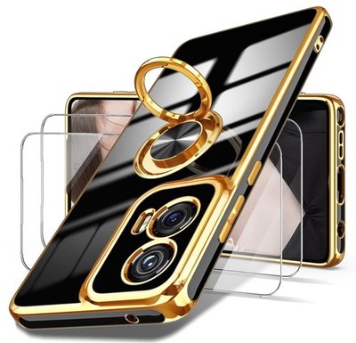 for Moto G Stylus 5G 2024 Case, 2X Screen Protector, 360° Rotatable Ring Hold...