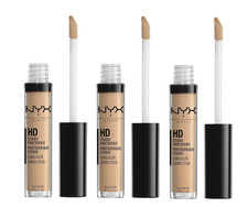 3 Pcs NYX HD Studio Photogenic Concealer  | CW 06 Glow | Medium Coverage