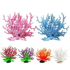Artificial Coral Ornament Resin Fish Tank Plant Aquarium Landscape Decoration