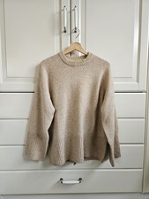 Wunderschöner, warmer Strickpullover in Beig...