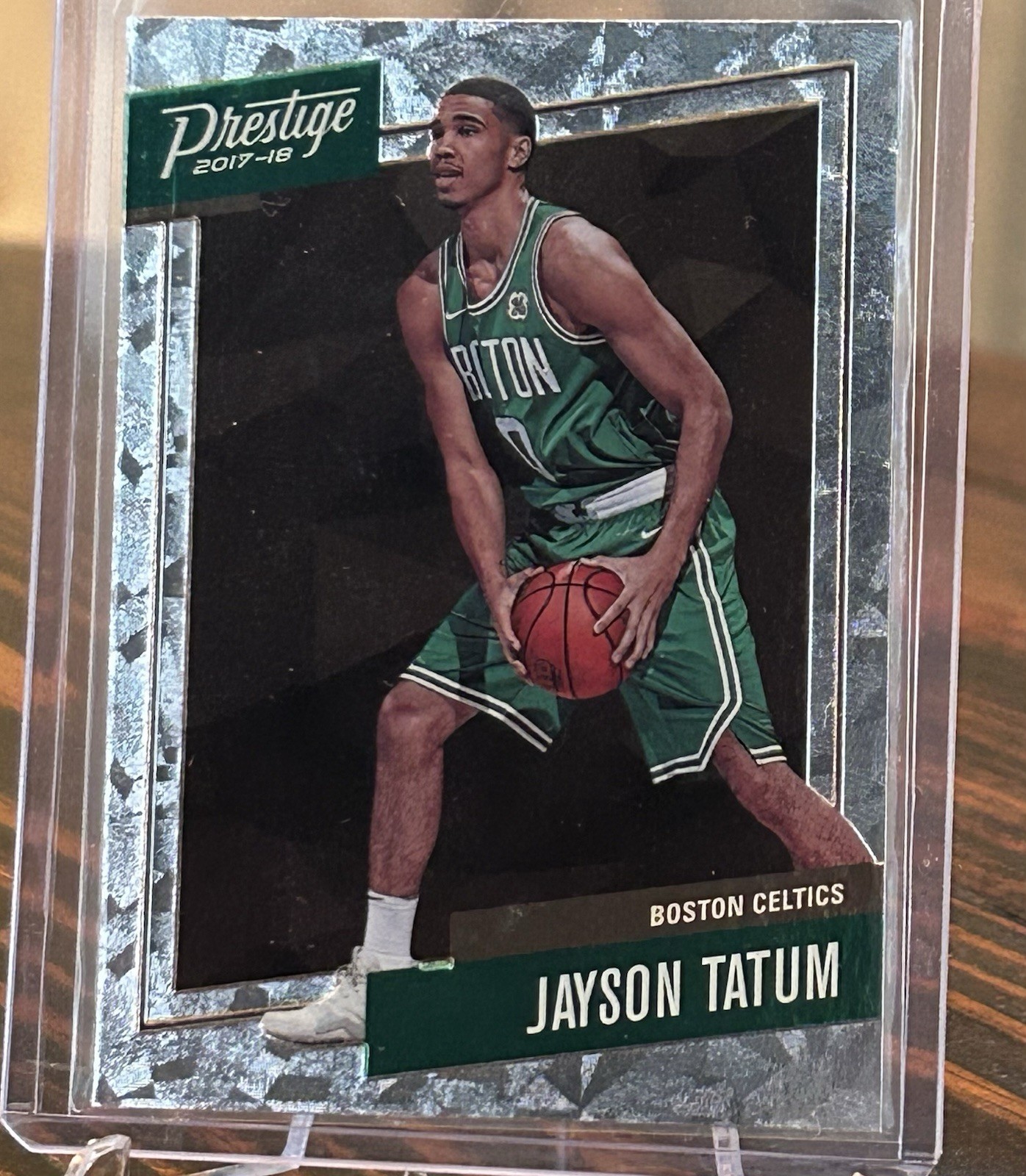 Jayson Tatum 2017-18 Prestige Micro Etch Silver #3 Rookie