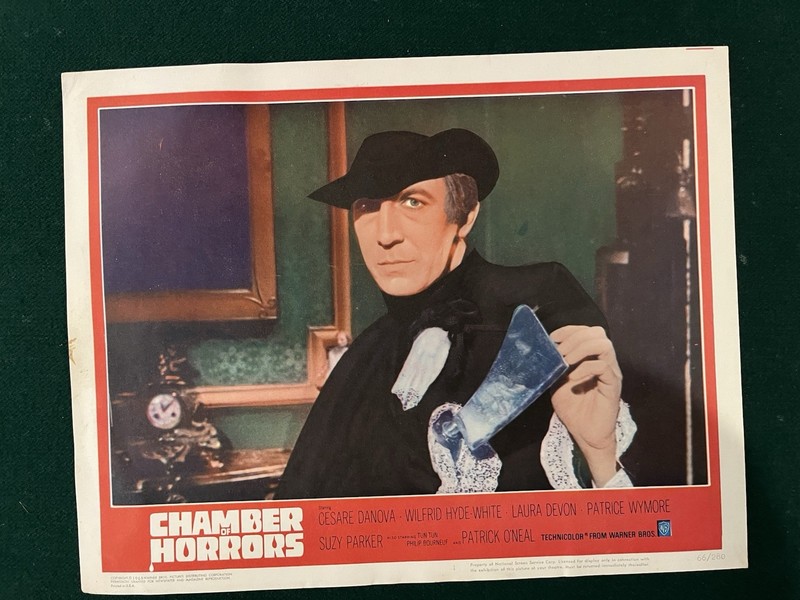 Chamber Of Horrors Original Movie Lobby Card 1966