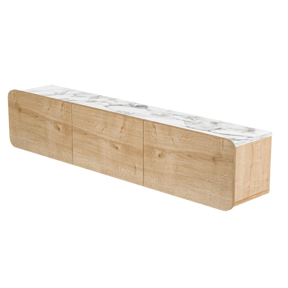 Wall Mounted, Walnut