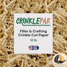 CrinklePak 10LB Ivory Crinkle Paper Filler - USA Made S0712