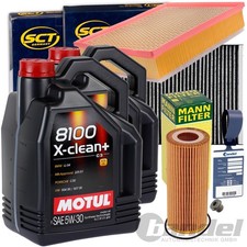 FILTERSET INSPEKTIONSPAKET+MOTUL 5W30 3.0 TDI für VW AMAROK 2H 163-224 PS