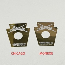 Badge For Ludwig Keystone Chicago / Monroe Drum Emblem Repro