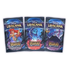 Disney Lorcana Ursula's Return 3 Booster Packs Trading Card Game English