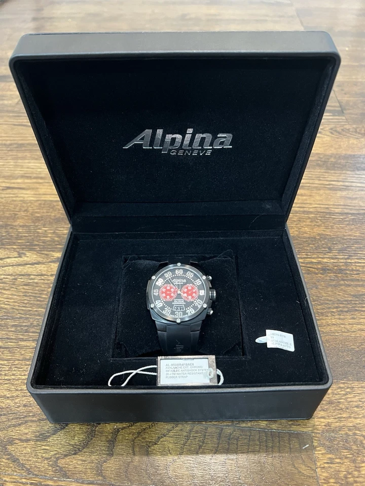 Alpina Avalanche Extreme Double Digit Chronograph Black/red/black - Image 2 of 4