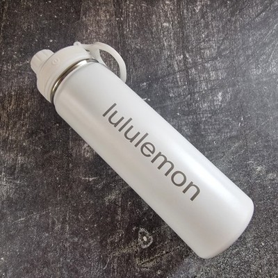 Lululemon Trinkflasche Sportflasche Weiß 710 ml
