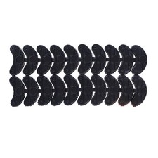 20 Pcs Rubber Bottom Heel Sticker Pad Plate Women's Man Back Inserts