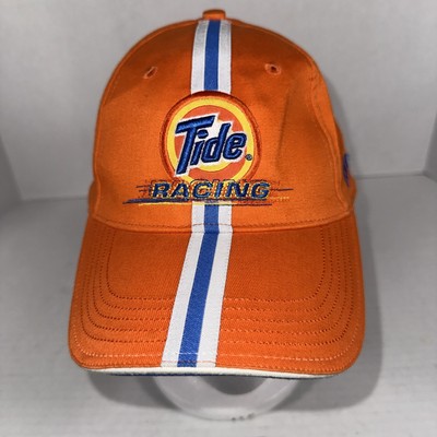 Tide Racing Orange Baseball Cap Hat Stripe Adjustable Downy NASCAR Downy NWOT