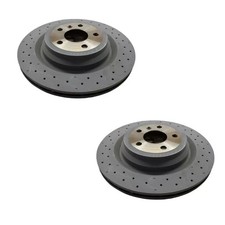 Mercedes-Benz Genuine Brake Discs Pair Vented Rear Fits GLE W166 A1664230412