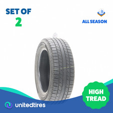 Set Of 2 Used 20555r16 Michelin X Tour As 2 91h - 932