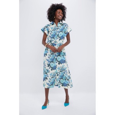 chinese dress ladies Black Ric Rac Linen Ellis Dress