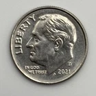 2021 D Roosevelt Dime - Circulated 10¢ - AU-UNC