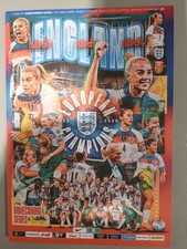 WOMEN ENGLAND V CHINA FRIENDLY FOOTBALL PROGRAMMES 28 NOV 2025 WEMBLEY SDADIUM