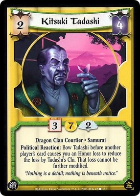 Kitsuki Tadashi - Heaven & Earth - Legend of the Five Rings CCG