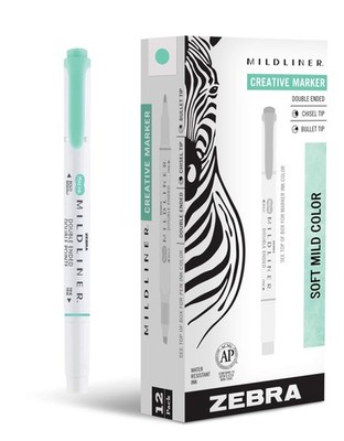Zebra Pen Mildliner Dual-Tip Highlighters, Broad and Fine Office Product