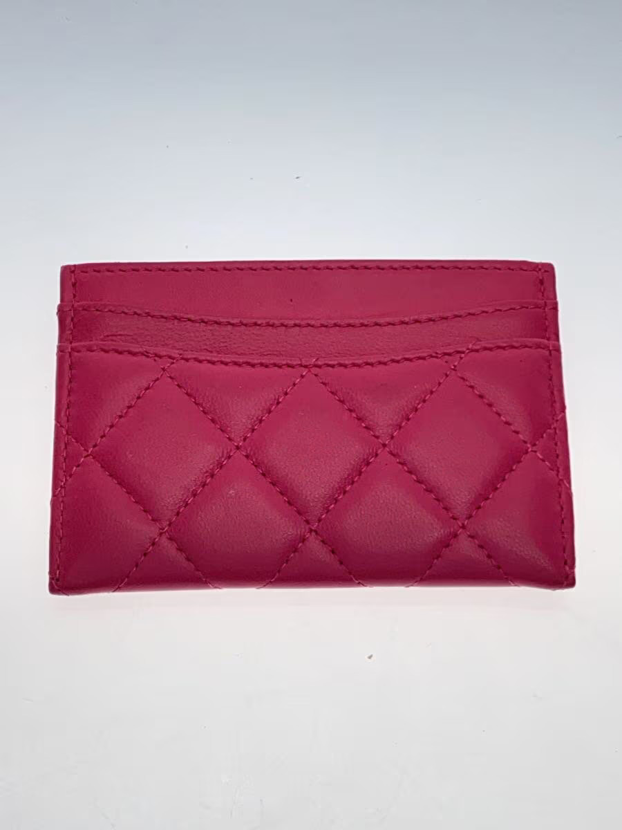 CHANEL Leather Card Case PNK Women's thumbnail 2